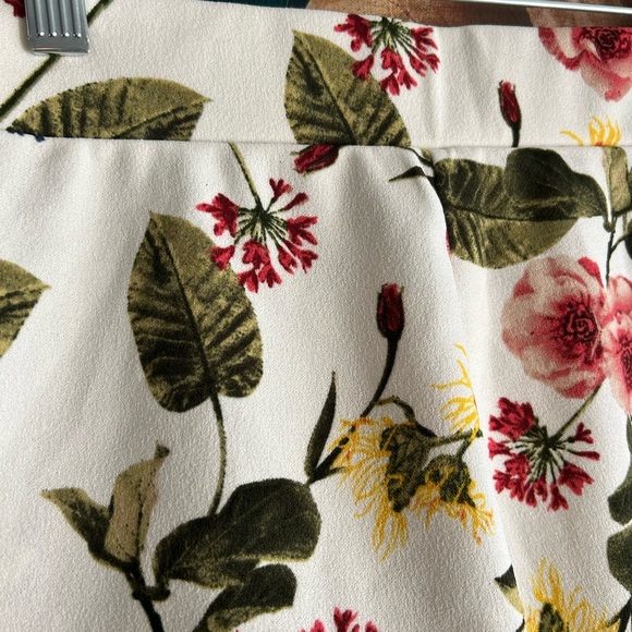 Mine High Waist Pink and Green Floral Shorts - Picture 10 of 15